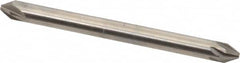 Hertel - 1/8" Head Diam, 1/8" Shank Diam, 6 Flute 60° High Speed Steel Countersink - USA Tool & Supply