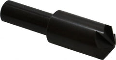 Hertel - 3/4" Head Diam, 1/2" Shank Diam, 6 Flute 120° High Speed Steel Countersink - USA Tool & Supply