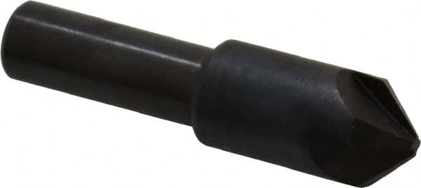 Hertel - 1/2" Head Diam, 3/8" Shank Diam, 4 Flute 90° High Speed Steel Countersink - USA Tool & Supply