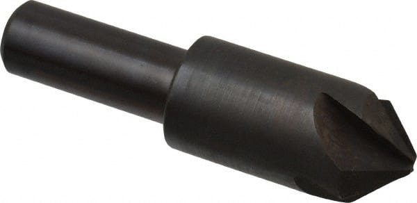 Hertel - 3/4" Head Diam, 1/2" Shank Diam, 4 Flute 90° High Speed Steel Countersink - USA Tool & Supply