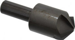 Hertel - 1" Head Diam, 1/2" Shank Diam, 4 Flute 120° High Speed Steel Countersink - USA Tool & Supply