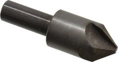 Hertel - 7/8" Head Diam, 1/2" Shank Diam, 4 Flute 82° High Speed Steel Countersink - USA Tool & Supply