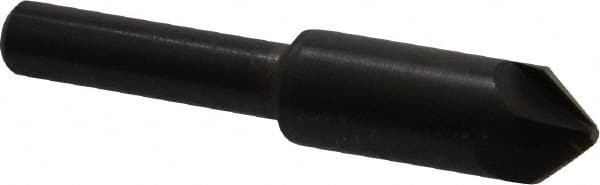 Hertel - 3/8" Head Diam, 1/4" Shank Diam, 4 Flute 82° High Speed Steel Countersink - USA Tool & Supply