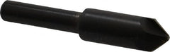 Hertel - 3/8" Head Diam, 1/4" Shank Diam, 4 Flute 82° High Speed Steel Countersink - USA Tool & Supply