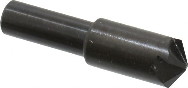 Hertel - 1/2" Head Diam, 3/8" Shank Diam, 4 Flute 120° High Speed Steel Countersink - USA Tool & Supply