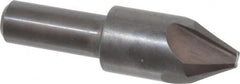 Hertel - 3/4" Head Diam, 1/2" Shank Diam, 4 Flute 60° High Speed Steel Countersink - USA Tool & Supply