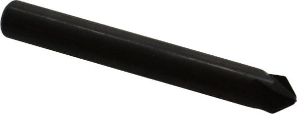 Hertel - 1/4" Head Diam, 1/4" Shank Diam, 4 Flute 82° High Speed Steel Countersink - USA Tool & Supply
