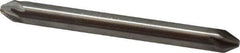 Hertel - 3/16" Head Diam, 3/16" Shank Diam, 6 Flute 60° High Speed Steel Countersink - 2" OAL, Straight Shank - USA Tool & Supply