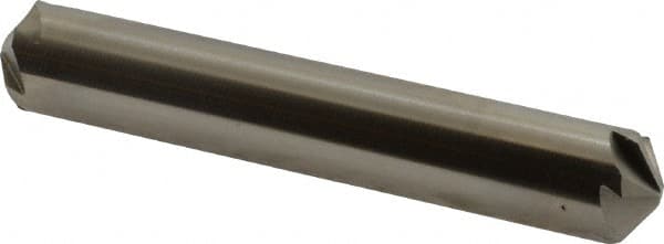 Hertel - 1/2" Head Diam, 1/2" Shank Diam, 6 Flute 120° High Speed Steel Countersink - USA Tool & Supply