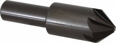 Hertel - 3/4" Head Diam, 1/2" Shank Diam, 6 Flute 82° High Speed Steel Countersink - USA Tool & Supply