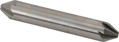 Hertel - 1/2" Head Diam, 1/2" Shank Diam, 6 Flute 60° High Speed Steel Countersink - USA Tool & Supply