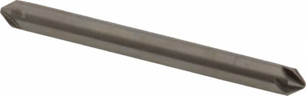 Hertel - 3/16" Head Diam, 3/16" Shank Diam, 6 Flute 82° High Speed Steel Countersink - USA Tool & Supply