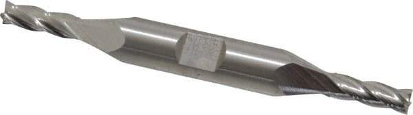 Hertel - 5mm, 9/16" LOC, 3/8" Shank Diam, 3-1/4" OAL, 4 Flute, Cobalt Square End Mill - Double End, Uncoated - USA Tool & Supply