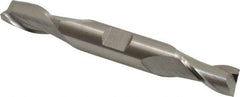 Hertel - 11mm, 13/16" LOC, 1/2" Shank Diam, 3-3/4" OAL, 2 Flute, Cobalt Square End Mill - Double End, Uncoated, Centercutting - USA Tool & Supply
