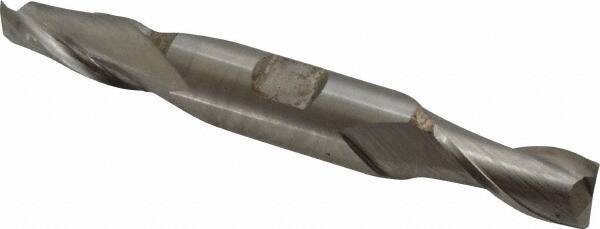 Hertel - 13mm, 1-1/8" LOC, 5/8" Shank Diam, 4-1/2" OAL, 2 Flute, Cobalt Square End Mill - Double End, Uncoated, Centercutting - USA Tool & Supply