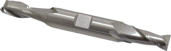 Hertel - 10mm, 13/16" LOC, 1/2" Shank Diam, 3-3/4" OAL, 2 Flute, Cobalt Square End Mill - Double End, Uncoated, Centercutting - USA Tool & Supply