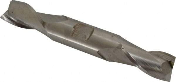 Hertel - 18mm, 1-5/16" LOC, 3/4" Shank Diam, 5" OAL, 2 Flute, Cobalt Square End Mill - Double End, Uncoated, Centercutting - USA Tool & Supply