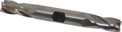 Hertel - 12mm, 1" LOC, 1/2" Shank Diam, 4-1/8" OAL, 4 Flute, High Speed Steel Square End Mill - Double End, Uncoated - USA Tool & Supply