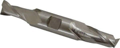 Hertel - 16mm, 1-5/16" LOC, 3/4" Shank Diam, 5" OAL, 2 Flute, Cobalt Square End Mill - Double End, Uncoated, Centercutting - USA Tool & Supply