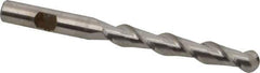 Hertel - 3/8" Diam, 2-1/2" LOC, 2 Flute Cobalt Ball End Mill - Uncoated, Single End, 4-1/4" OAL, 3/8" Shank Diam - USA Tool & Supply