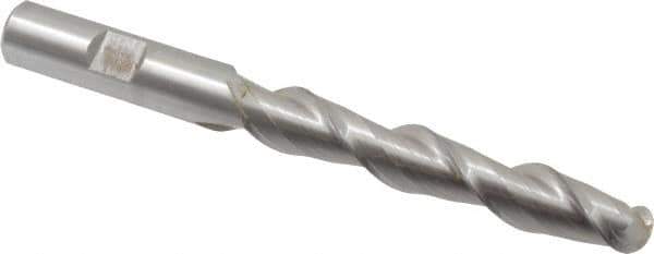 Hertel - 1/2" Diam, 3" LOC, 2 Flute High Speed Steel Ball End Mill - Uncoated, Single End, 5" OAL, 1/2" Shank Diam - USA Tool & Supply