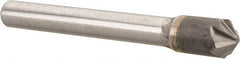 Hertel - 5/16" Head Diam, 1/4" Shank Diam, 6 Flute 100° Solid Carbide Countersink - USA Tool & Supply