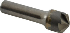 Hertel - 3/4" Head Diam, 1/2" Shank Diam, 6 Flute 120° Solid Carbide Countersink - USA Tool & Supply