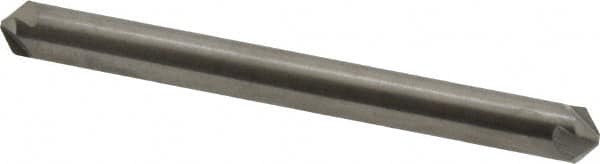 Hertel - 3/16" Head Diam, 3/16" Shank Diam, 4 Flute 100° Solid Carbide Countersink - USA Tool & Supply