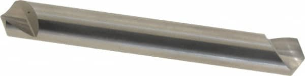 Hertel - 1/4" Head Diam, 1/4" Shank Diam, 1 Flute 120° Solid Carbide Countersink - USA Tool & Supply