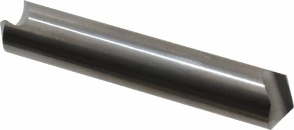 Hertel - 5/8" Head Diam, 5/8" Shank Diam, 1 Flute 120° Solid Carbide Countersink - USA Tool & Supply