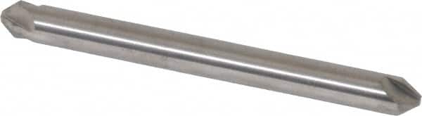 Hertel - 3/16" Head Diam, 3/16" Shank Diam, 4 Flute 82° Solid Carbide Countersink - USA Tool & Supply