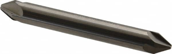 Hertel - 5/16" Head Diam, 5/16" Shank Diam, 4 Flute 60° Solid Carbide Countersink - USA Tool & Supply
