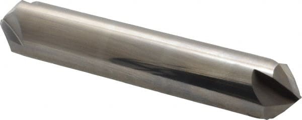 Hertel - 5/8" Head Diam, 5/8" Shank Diam, 4 Flute 90° Solid Carbide Countersink - USA Tool & Supply