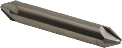 Hertel - 1/2" Head Diam, 1/2" Shank Diam, 4 Flute 60° Solid Carbide Countersink - USA Tool & Supply