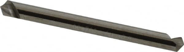 Hertel - 1/8" Head Diam, 1/8" Shank Diam, 1 Flute 110° Solid Carbide Countersink - USA Tool & Supply