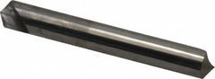 Hertel - 1/4" Head Diam, 1/4" Shank Diam, 1 Flute 110° Solid Carbide Countersink - USA Tool & Supply