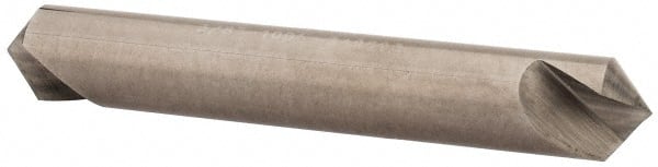Hertel - 3/8" Head Diam, 3/8" Shank Diam, 1 Flute 100° Solid Carbide Countersink - USA Tool & Supply