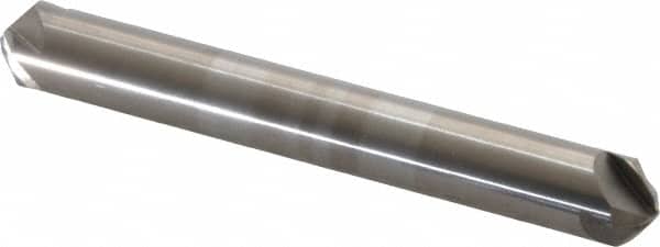 Hertel - 5/16" Head Diam, 5/16" Shank Diam, 4 Flute 100° Solid Carbide Countersink - USA Tool & Supply