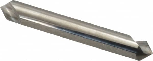 Hertel - 5/16" Head Diam, 5/16" Shank Diam, 1 Flute 82° Solid Carbide Countersink - USA Tool & Supply