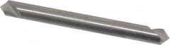 Hertel - 3/16" Head Diam, 3/16" Shank Diam, 1 Flute 90° Solid Carbide Countersink - USA Tool & Supply