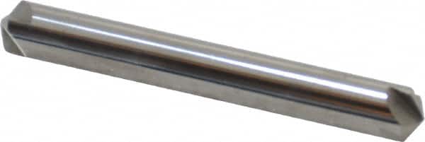 Hertel - 1/4" Head Diam, 1/4" Shank Diam, 4 Flute 120° Solid Carbide Countersink - USA Tool & Supply