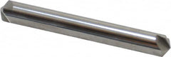 Hertel - 1/4" Head Diam, 1/4" Shank Diam, 4 Flute 120° Solid Carbide Countersink - USA Tool & Supply