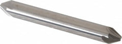 Hertel - 1/4" Head Diam, 1/4" Shank Diam, 4 Flute 60° Solid Carbide Countersink - USA Tool & Supply