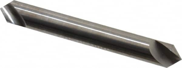 Hertel - 5/16" Head Diam, 5/16" Shank Diam, 1 Flute 90° Solid Carbide Countersink - USA Tool & Supply