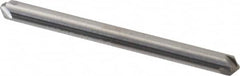 Hertel - 1/8" Head Diam, 1/8" Shank Diam, 4 Flute 100° Solid Carbide Countersink - USA Tool & Supply