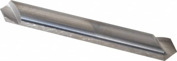 Hertel - 5/16" Head Diam, 5/16" Shank Diam, 1 Flute 100° Solid Carbide Countersink - USA Tool & Supply