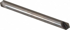 Hertel - 3/16" Head Diam, 3/16" Shank Diam, 1 Flute 100° Solid Carbide Countersink - USA Tool & Supply