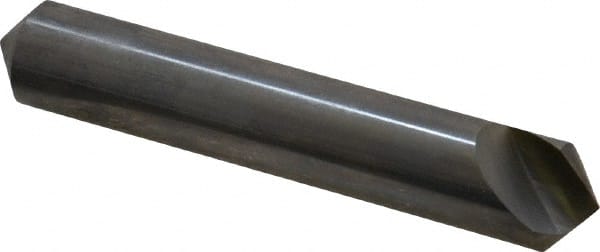 Hertel - 1/2" Head Diam, 1/2" Shank Diam, 1 Flute 100° Solid Carbide Countersink - USA Tool & Supply