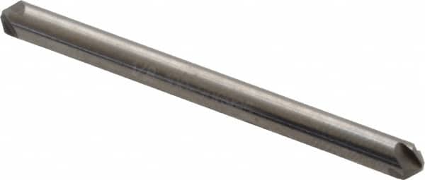 Hertel - 1/8" Head Diam, 1/8" Shank Diam, 4 Flute 100° Solid Carbide Countersink - USA Tool & Supply