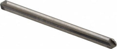 Hertel - 1/8" Head Diam, 1/8" Shank Diam, 4 Flute 100° Solid Carbide Countersink - USA Tool & Supply